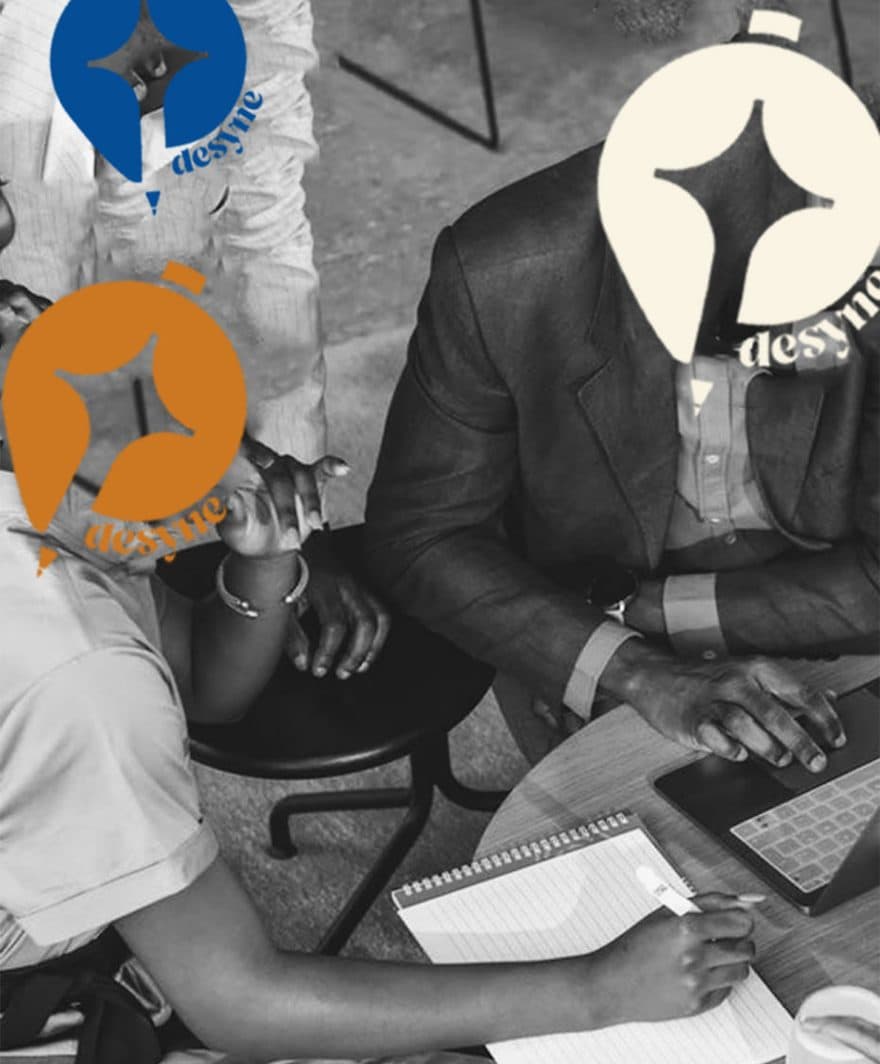 Colleagues working together at a table